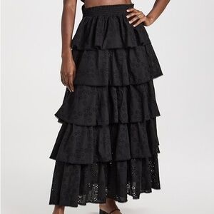 NWT Hill House Eyelet Noemie Skirt